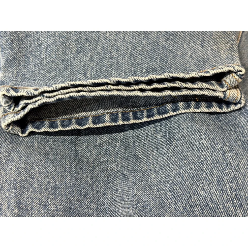 Vintage Levis 555 Relaxed Fit Straight Leg Jeans Blue Mens 38x30 (EE32)